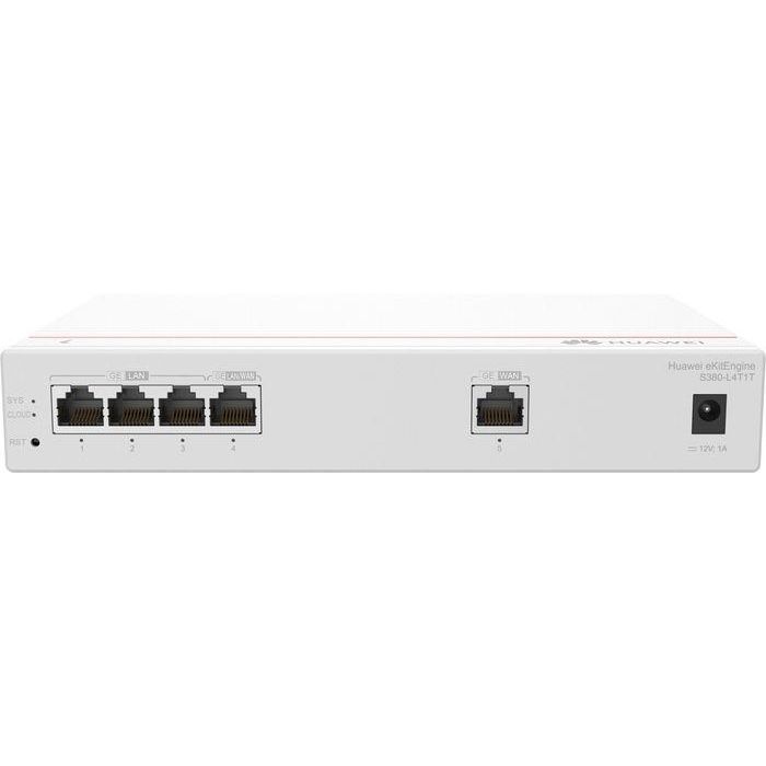 HUAWEI eKit S380-L4T1T Gateway Multi-Servicio 1 GE WAN, 4 GE LAN para Oficina/Hotel/Fábrica 2 HUAWEI eKit S380-L4T1T Gateway Multi-Servicio 1 GE WAN, 4 GE LAN para Oficina/Hotel/Fábrica 2