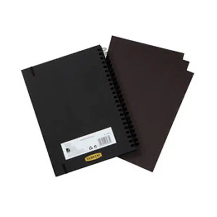 Derwent Cuaderno Espiral Dibujo Din A4 Papel Negro 40 Hojas 200 gr/m2 3