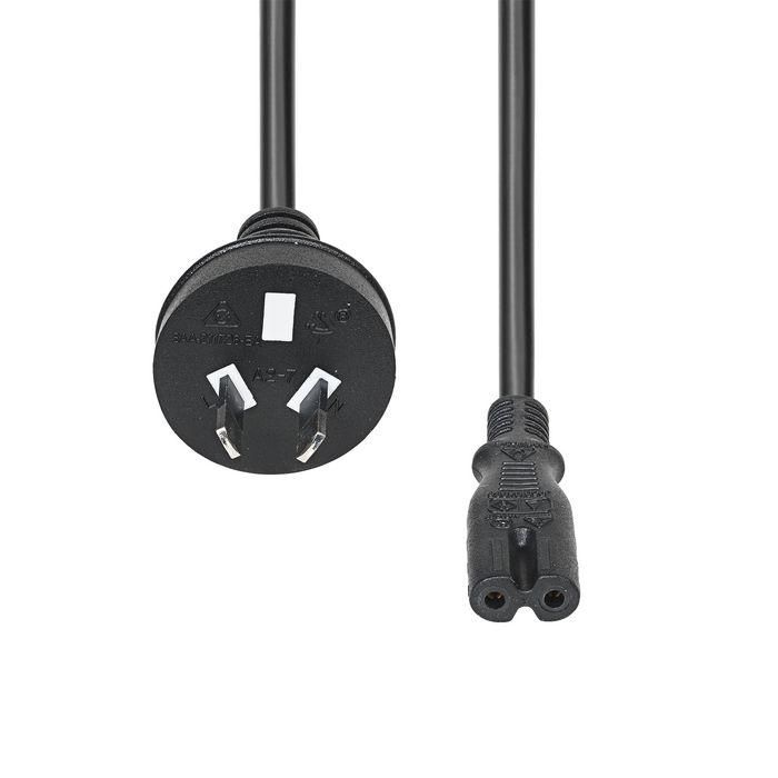 ProXtend Power Cord Australia to C7 2M Black 1 ProXtend Power Cord Australia to C7 2M Black 1