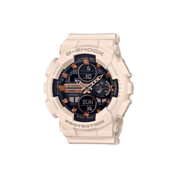 CASIO CAS4549526279782 Reloj G-Shock Classic Mujer Blanco - Crono 1/1000s, 5 Alarmas, Resistente al Agua 20 Bares