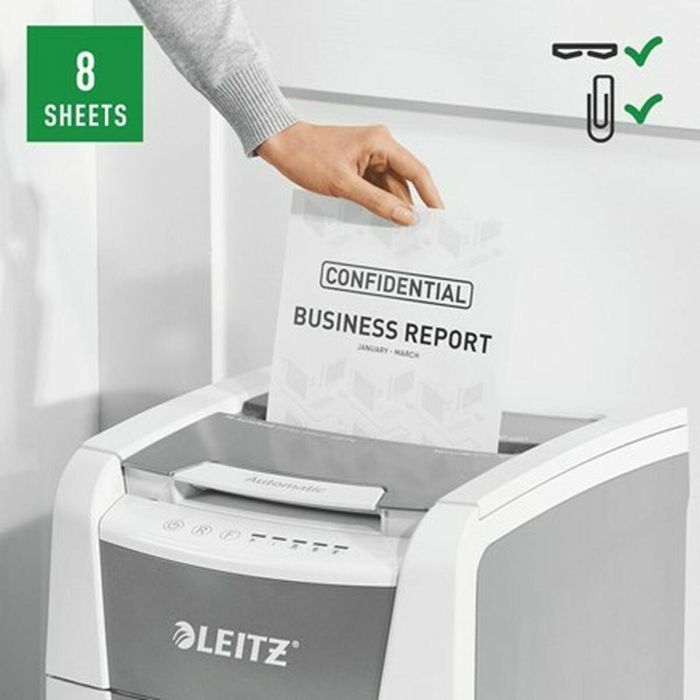 Trituradora de Papel Leitz IQ 100 Autofeed P4 13