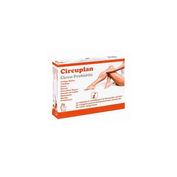 DIS Circuplan | Estimula la Circulación Sanguínea con Ginkgo Biloba y Uva | 60 Cápsulas