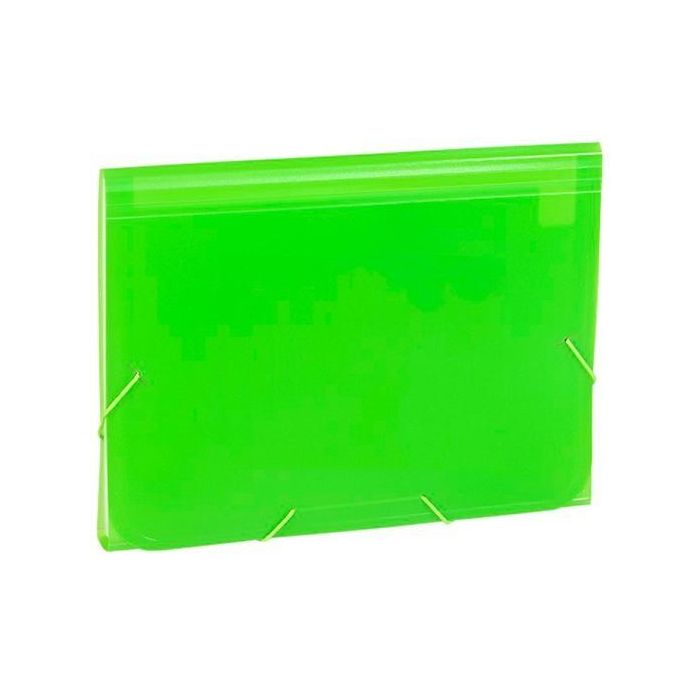 Carchivo Clasificador Acordeón Folio 13 Dptos con Goma Pp Translúcido Verde Carchivo Clasificador Acordeón Folio 13 Dptos con Goma Pp Translúcido Verde