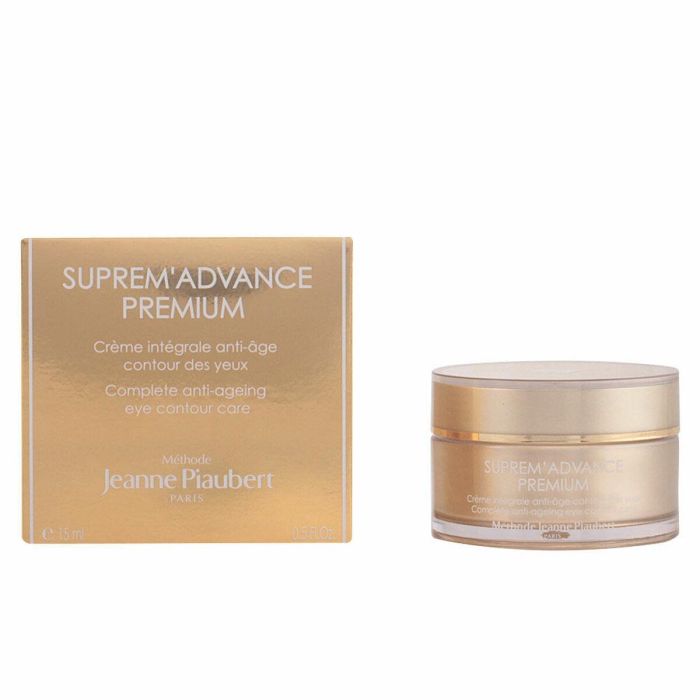 Méthode Jeanne Piaubert SUPREM’ADVANCE PREMIUM Crema Integral Anti-Edad Contorno de Ojos, Anti-Ojeras, Bolsas, Arrugas 15 ml
