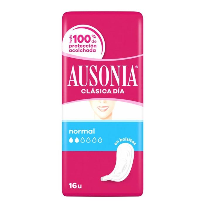 Ausonia Clásica Dia Compresas Sin Alas 16 Unidades Ausonia Clásica Dia Compresas Sin Alas 16 Unidades