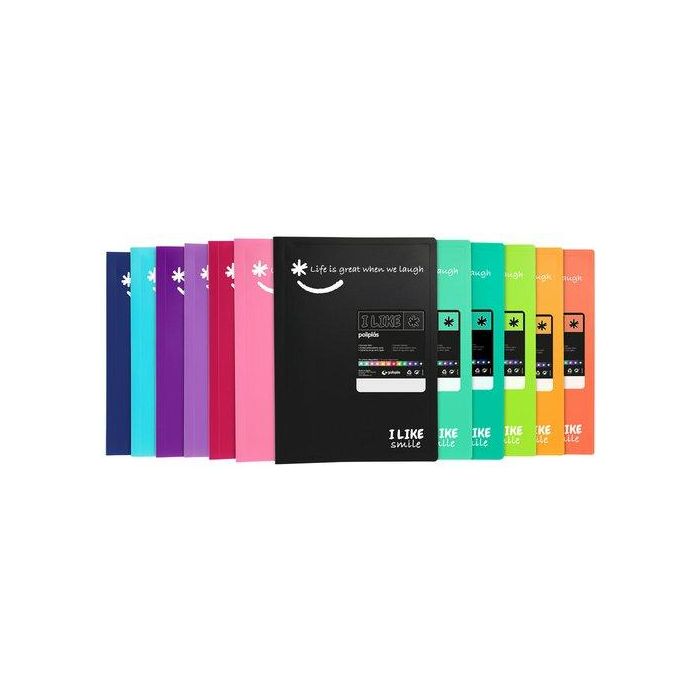 Carpeta Fundas (Tarifario) Grafoplas Pp Semirrigido Poliplas Like 2 Opaco Fº 40 F. Mint (Set de 5)