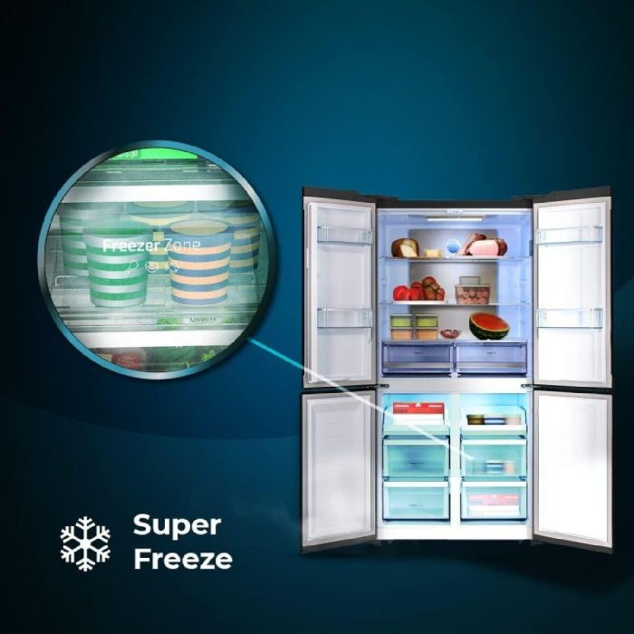 Frigorífico combinado Cecotec Bolero CoolMarket 4D 490 Glass 490 L 2