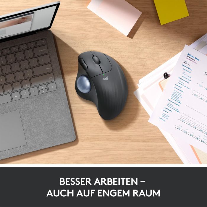 LOGITECH Raton Trackball Inalambrico ERGO M575/ Hasta 2000 DPI/ Blanco Crudo 13