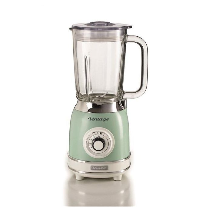 Ariete 583/04 Batidora de Vaso Vintage con Vaso de Vidrio, 4 Velocidades, Color Verde 1 Ariete 583/04 Batidora de Vaso Vintage con Vaso de Vidrio, 4 Velocidades, Color Verde 1