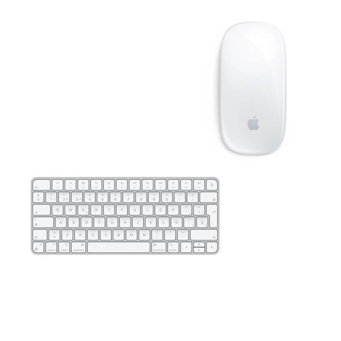 Apple Teclado y Ratón Magic Inalámbricos Recargables Mk2A3Y A - Blanco Apple Teclado y Ratón Magic Inalámbricos Recargables Mk2A3Y A - Blanco