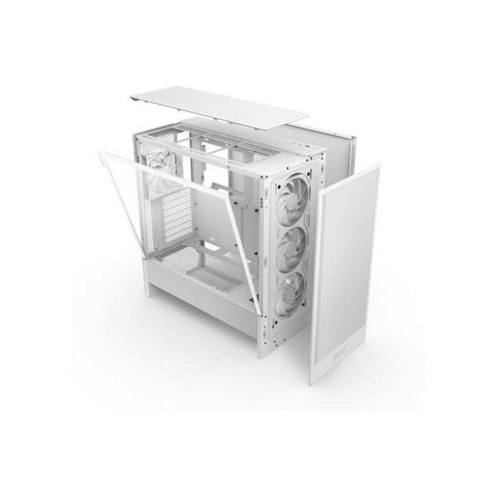 NZXT H5 Flow Torre Carcasa Ordenador Blanco RGB CC-H52FW-R1 1 NZXT H5 Flow Torre Carcasa Ordenador Blanco RGB CC-H52FW-R1 1