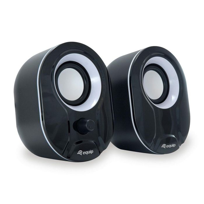 Altavoces PC Equip 245333 Negro Negro/Blanco 3 W 4 Altavoces PC Equip 245333 Negro Negro/Blanco 3 W 4