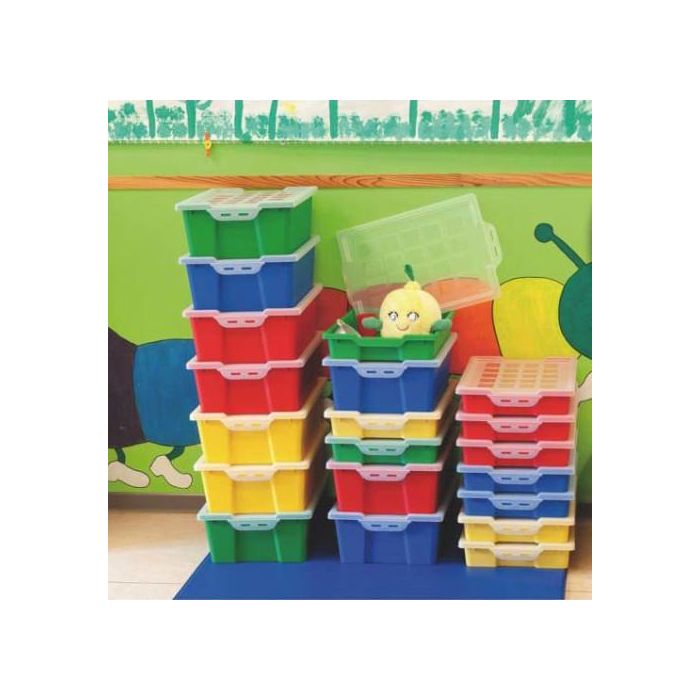 Faibo Caja de almacenaje apilable con tapa 786-04, Verde, Rectangular, 42 x 31 x 14,8 cm 1 Faibo Caja de almacenaje apilable con tapa 786-04, Verde, Rectangular, 42 x 31 x 14,8 cm 1