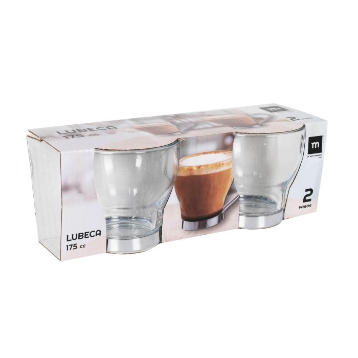 Set 2 Vasos de Té Lubeca 175 cc - Inde (36 Cajas) 5 Set 2 Vasos de Té Lubeca 175 cc - Inde (36 Cajas) 5