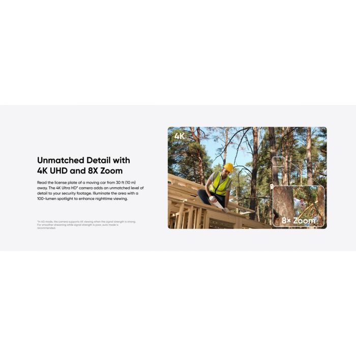 Eufy 4G LTE Cam S330 Bullet (shape) Cámara de seguridad IP Exterior 3840 x 2160 Pixeles Techo/Pared/Poste 9 Eufy 4G LTE Cam S330 Bullet (shape) Cámara de seguridad IP Exterior 3840 x 2160 Pixeles Techo/Pared/Poste 9