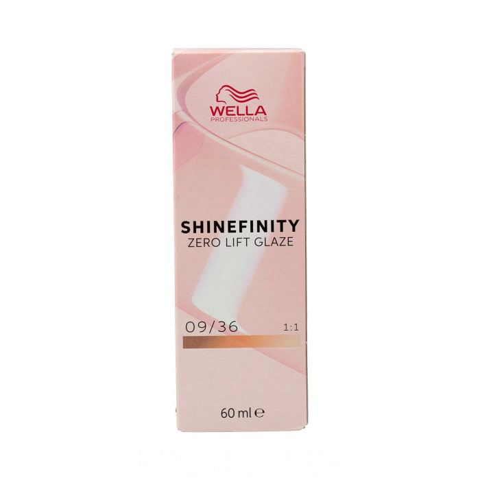 Wella Tinte Semipermanente Shinefinity 09/36 60ml - Ultrabrillo Sin Dañar, Cero Amoníaco/Alcoholes/Siliconas