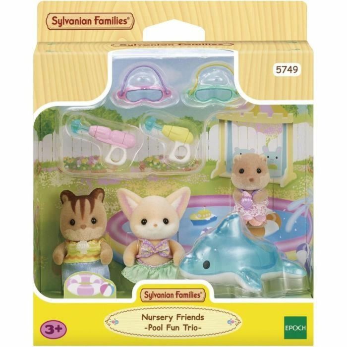 SYLVANIAN FAMILIES 5749 - El trío de bebés en la piscina 5