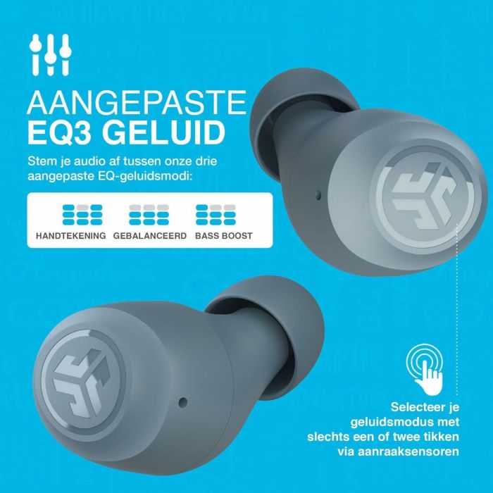 Auriculares con Micrófono JLab Go Air Pop Gris Pizarra 3 Auriculares con Micrófono JLab Go Air Pop Gris Pizarra 3