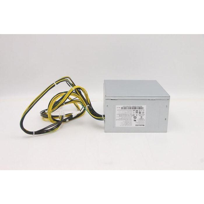 Lenovo ATX power supply unit with 500W capacity, 92% efficiency, 100-240Vac input voltage, and multiple connector options. 6
