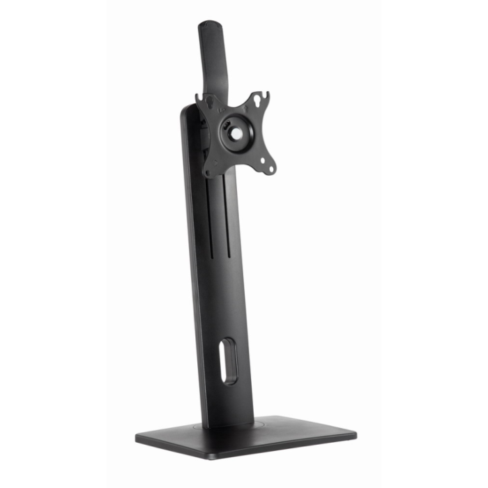 Gembird MS-D1-01 Soporte de Escritorio para Monitor de hasta 32" (7kg), Altura Ajustable, Giro, Inclinación, VESA, Gestión de Cables, Negro