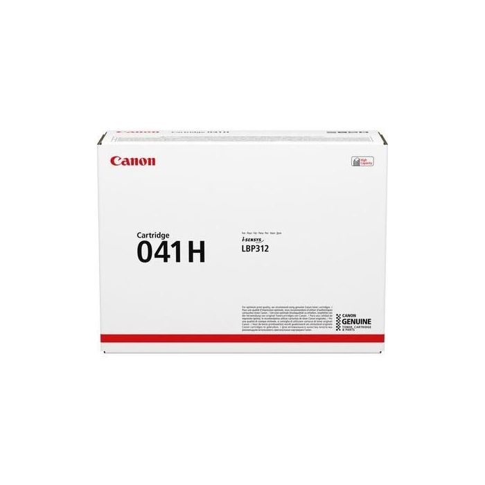 Canon 041 H Tóner Original Negro de Alta Capacidad para i-SENSYS LBP312x - 20000 Páginas