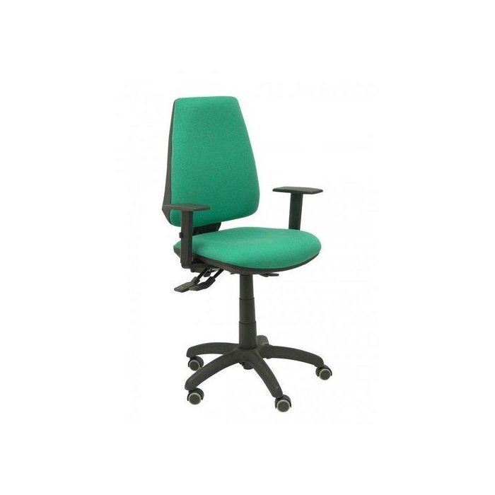 Silla Piqueras Y Crespo Elche S Brazos Regulables Mecanismo Sincro De Doble Maneta Gran Confortabilidad Regulable En Altura Ruedas De Parquet Asiento Y Respaldo Tapizado Bali Verde