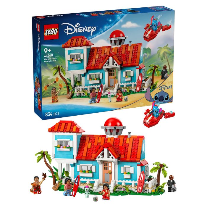 LEGO 43268 Casa de playa de Disney Lilo & Stitch para niños y fans 4
