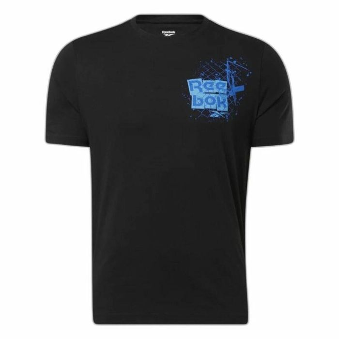 Camiseta de Manga Corta Hombre Reebok Graphic Series Negro 0 Camiseta de Manga Corta Hombre Reebok Graphic Series Negro 0