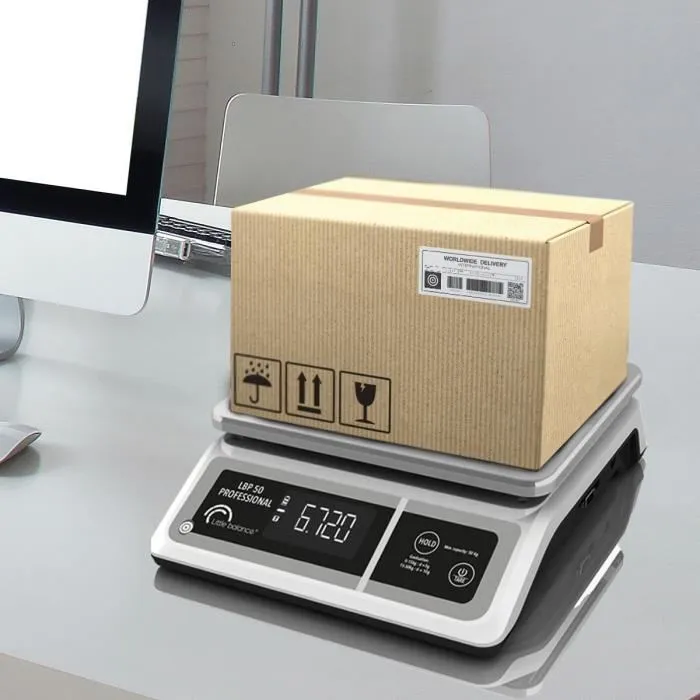 Little Balance Báscula LBP 50 Professional USB Gris Báscula de Cocina 50 kg 3