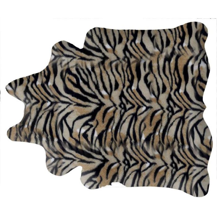 DKD Home Decor Alfombra Colonial de Poliéster, Rectangular 160x150 cm, Lavable a Máquina en Frío, 550 gsm, Ideal para Salón y Dormitorio