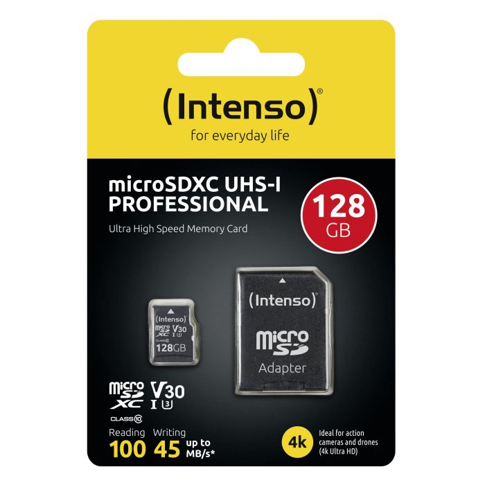 Tarjeta Micro SD INTENSO 3433491 128 GB 1 Tarjeta Micro SD INTENSO 3433491 128 GB 1