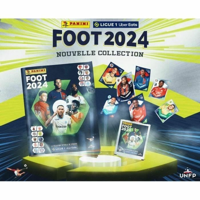 Set de cromos Panini LIGUE 1 Uber Eats Foot 2024 (FR) 18 Sobres 1