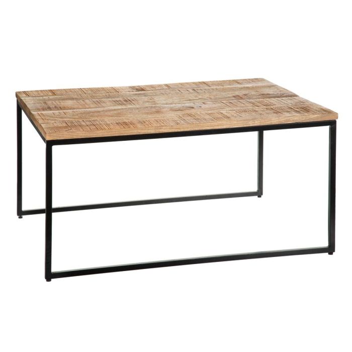 Mesa de Centro Hierro Madera de mango 80 x 60 x 40 cm 5