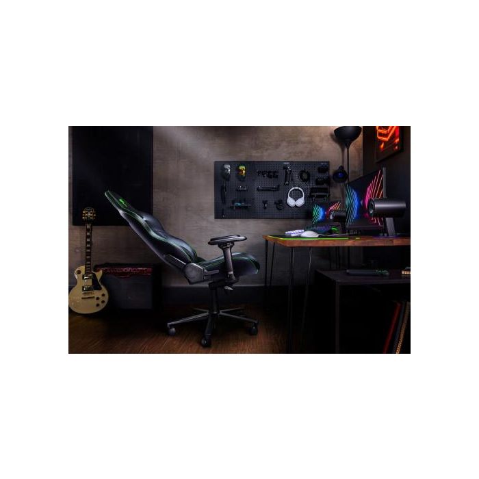 Razer Enki Silla para videojuegos de PC, Asiento acolchado, Negro/Azul, Respaldo ajustable, Reposabrazos 4D - RZ38-03720100-R3G1 5 Razer Enki Silla para videojuegos de PC, Asiento acolchado, Negro/Azul, Respaldo ajustable, Reposabrazos 4D - RZ38-03720100-R3G1 5