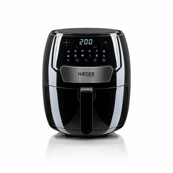 Freidora sin Aceite Haeger Air Feast Digital 1500 W 3,7 L Negro Freidora sin Aceite Haeger Air Feast Digital 1500 W 3,7 L Negro
