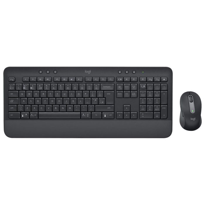 Teclado y Ratón Inalámbrico Logitech MK650 Grafito Inglés QWERTY Teclado y Ratón Inalámbrico Logitech MK650 Grafito Inglés QWERTY