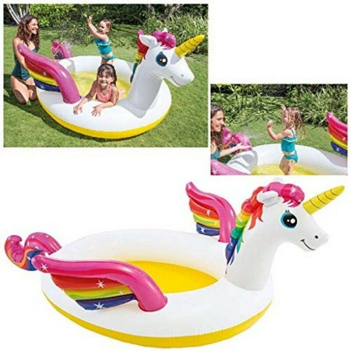 Piscina hinchable unicornio 272x193x104 cm 1