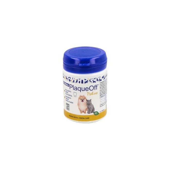 Proden PlaqueOff Polvo para Perros y Gatos 60 gr - Reducción de Placa y Sarro