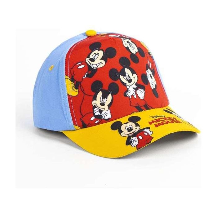 Cerdá Gorra y Gafas de Sol para Niños de Mickey Mouse Roja. Talla 51 cm, Edad Recomendada 3+ Años. 2
