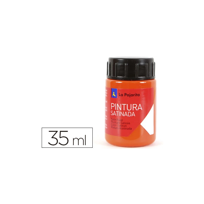 La Pajarita Pintura Latex Acabado Satinado Naranja 35 ml 0 La Pajarita Pintura Latex Acabado Satinado Naranja 35 ml 0