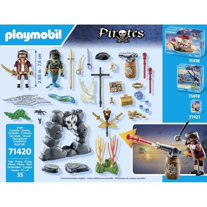 Búsqueda Del Tesoro Piratas 71420 Playmobil 4