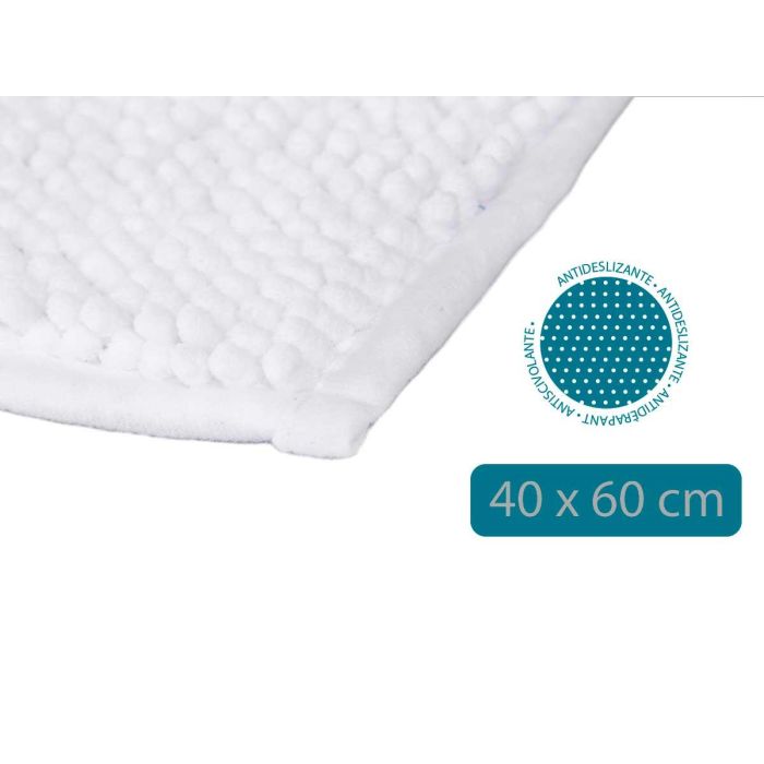Alfombra Baño Blanca 40X60Cm Berilo (12 Unidades) 3 Alfombra Baño Blanca 40X60Cm Berilo (12 Unidades) 3