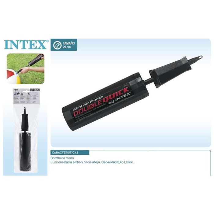 Intex Double Quick 29 cm Hinchador Manual Mini 2 Intex Double Quick 29 cm Hinchador Manual Mini 2