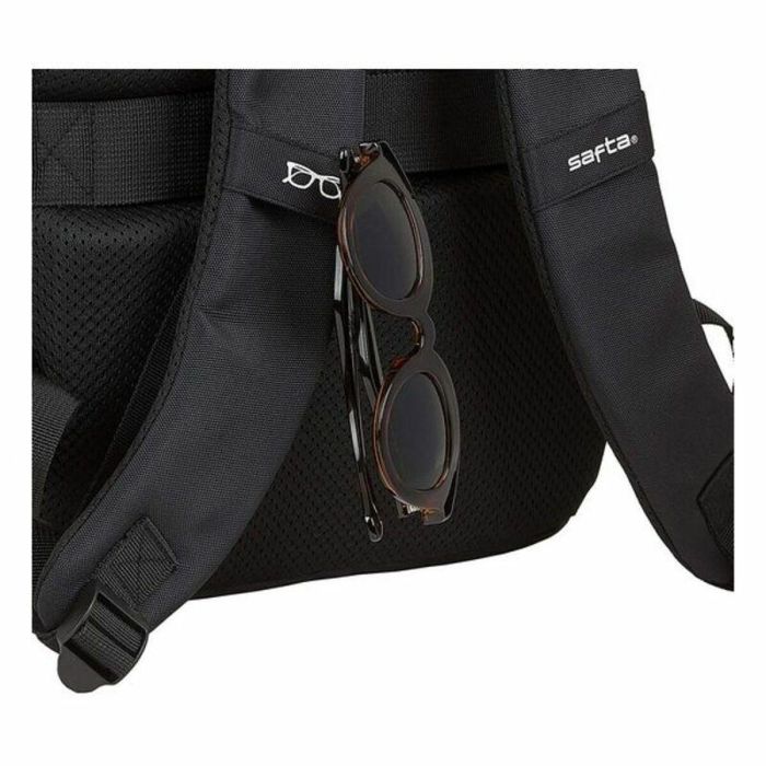 Mochila para Portátil Safta 14,1'' Negro 28 x 42 x 16 cm 6