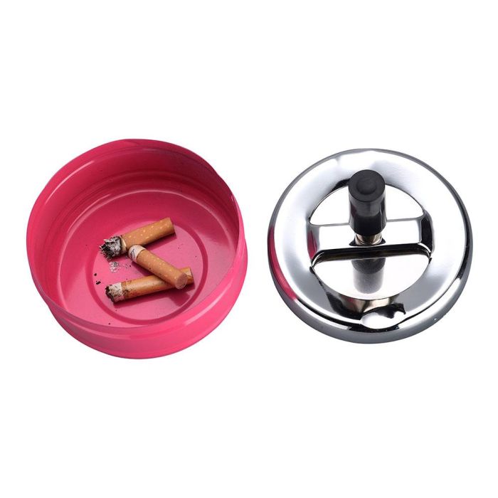 Champ Cenicero con tapa giratoria, acero inoxidable, Ø 9,5 x 9,5 cm 8 Champ Cenicero con tapa giratoria, acero inoxidable, Ø 9,5 x 9,5 cm 8
