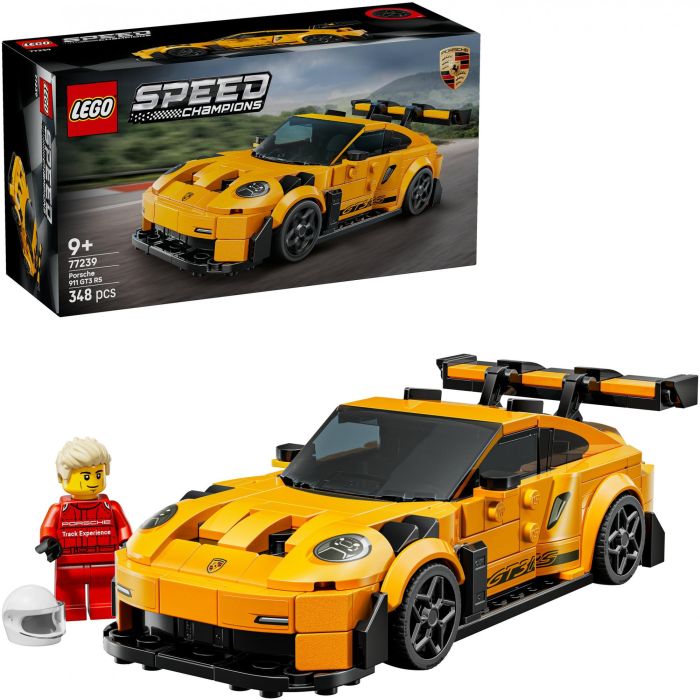 LEGO 77239 Speed Champions Porsche 911 GT3 RS Superdeportivo Juego Construcción Plástico 348 piezas Niños 9+ años 15