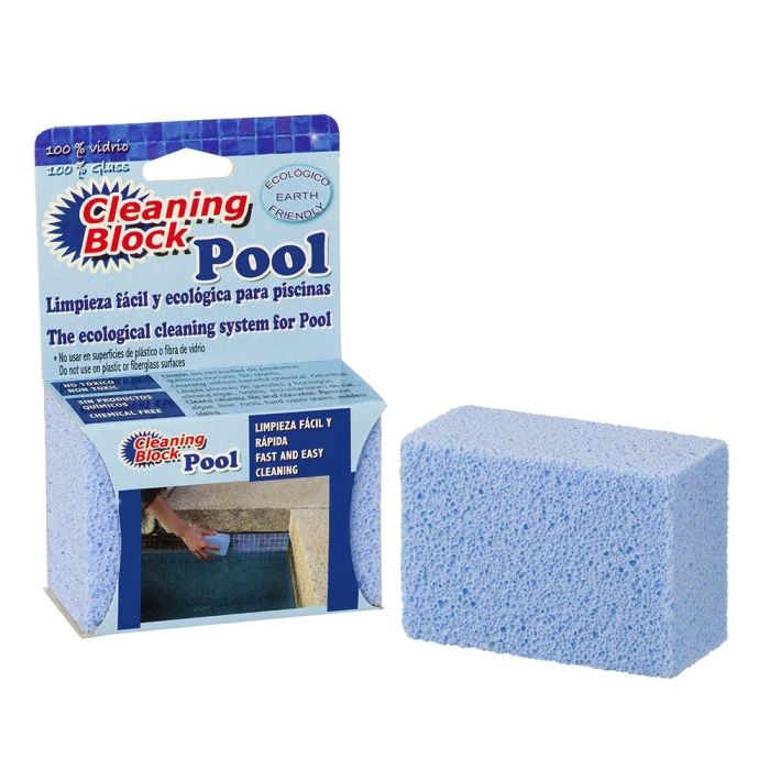 Clean Mat Cleaning block para piscina, no tóxico, sin químicos, azul, 10x7x4.5 cm 0 Clean Mat Cleaning block para piscina, no tóxico, sin químicos, azul, 10x7x4.5 cm 0