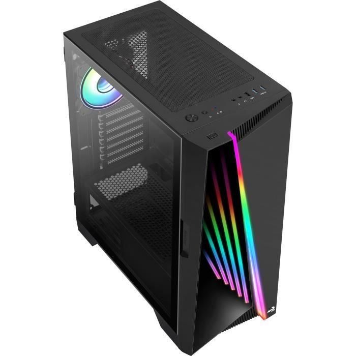 Carcasa para PC - AEROCOOL - Mirage G V1 - Carcasa sin fuente de alimentación - Torre mediana - Formato ATX - Negro (ACCM-PB25013.11) 1