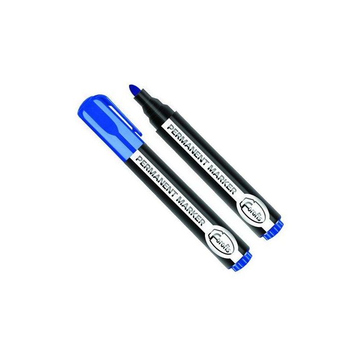 Marcador Permanente Forofis Conico Azul (Set de 12)