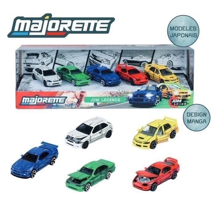 Majorette SMO3467452077627 - Pack de regalo de 5 piezas Majo JDM - Juguetes de coches para niños a partir de 3 años 1 Majorette SMO3467452077627 - Pack de regalo de 5 piezas Majo JDM - Juguetes de coches para niños a partir de 3 años 1